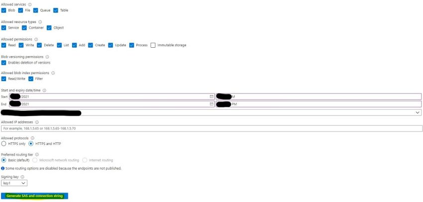 Programmatically Fetching Files Folders from Azure Files